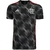 Camisa masculina do Flamengo III 24/25, preta com detalhes prateados e listras vermelhas, fabricada pela Adidas.