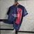 Pronta Entrega - Camisa Paris Saint-Germain - PSG I 23/24 - Torcedor Nike Jordan Masculina - Azul marinho com detalhe em vermelho na internet