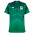 Camisa verde do México I 22/23 Torcedor da Adidas, com detalhes em vermelho e desenho em zigue-zague.