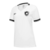 Camisa branca do Botafogo III 24/25 para torcedores, feminino, com detalhes em preto e escudo do clube.