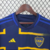 Camisa azul do Boca Juniors III 24/25, com detalhes em amarelo e logo da Adidas.