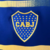 Camisa azul do Boca Juniors III 24/25, com detalhes em amarelo e logo da Adidas.