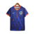 Camisa II da seleção da Holanda, na cor azul com detalhes em laranja, modelo masculino da Nike.