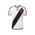 Camisa Vasco da Gama I 24/25 - Torcedor Kappa Masculina - Branca com listras pretas e detalhes em vermelho