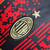 Image of Kit Infantil AC Milan II 23/24 - Puma - Preto com detalhes em vermelho e dourado