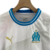 Kit Infantil Olympique Marseille I 23/24 Puma - Branco com detalhes em azul e dourado en internet