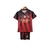 Kit Infantil AC Milan II 23/24 - Puma - Preto com detalhes em vermelho e dourado