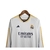 Kit Infantil Real Madrid I manga longa 23/24 - Adidas - Branco com detalhes em preto e amarelo en internet