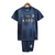 Kit Infantil Al-Nassr I Nike 23/24 - Azul com detalhes em dourado