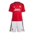 Kit Infantil Manchester United I 23/24 - Adidas - Vermelho