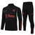 Conjunto Manchester United Treino 23/24 - Masculino Adidas - Preto com detalhes em verde e laranja