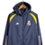 Image of Jaqueta Corta-Vento Real Madrid 23/24 - Masculina Adidas - Azul com detalhes em amarelo