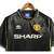 Camisa Retrô Manchester United 1998 - Masculina Umbro - Preta com detalhes em verde en internet