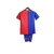 Kit Infantil Barcelona I Retrô 08/09 - Nike - Azul e vermelho com detalhes em amarelo - comprar online