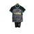 Kit Infantil Liverpool 24/25 - Colab Lebron James - Preto com detalhes em azul e cinza