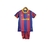 Kit Infantil Barcelona I Retrô 10/11 - Nike - Azul e vermelho com detalhes em amarelo