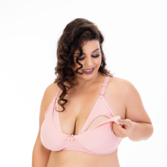 Sutiã Amamentação Plus Size Tradicional Básico de Algodão sem bojo-Romance-ST035PLUS - comprar online