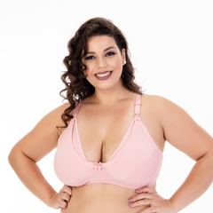 Sutiã Amamentação Plus Size Tradicional Básico de Algodão sem bojo-Romance-ST035PLUS