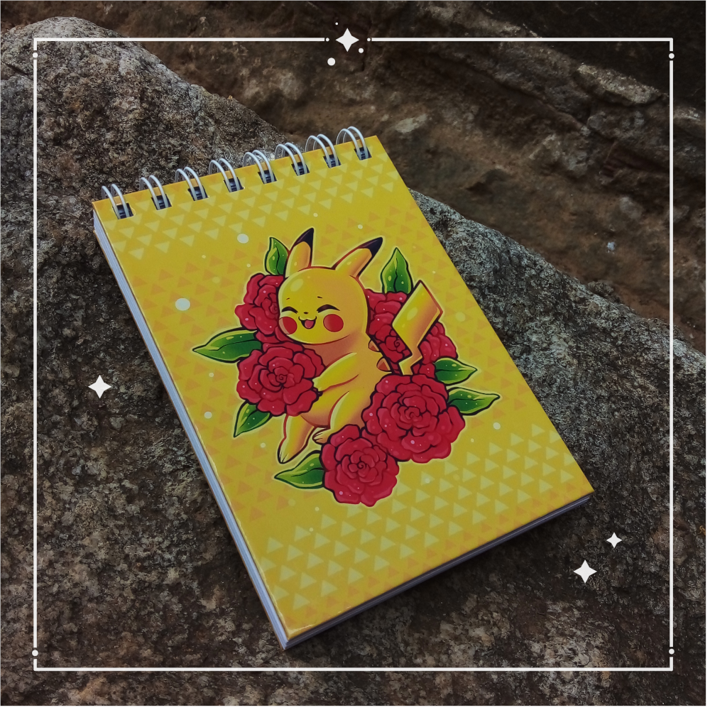 Caderno de Desenho Pokemon