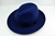 Chapéu Fedora Azul Marinho de Feltro Unissex - comprar online