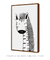 Quadro Decorativo Infantil Zebra Animais Traço na internet