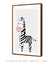 Quadro Decorativo Infantil Zebra Rosa Safari na internet
