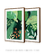 Quadros Decorativos Folhagens Verdes - Composição com 2 Quadros na internet