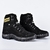 Bota de Couro Nobuck Cat 1007 Preto na internet