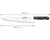 Cuchillo negro con remache ART 8310 25 cm - comprar online