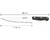 Cuchillo negro con remaches ART 8307 17 cm - comprar online