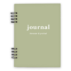 JOURNAL -Diario de Bienestar,Gratitud,Reflexión y Registro