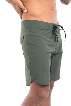 BoardShort Masculino Elastano Militar - comprar online