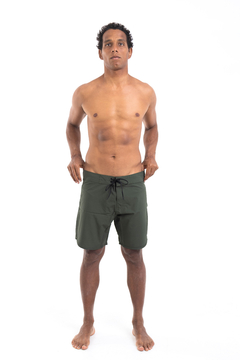 BoardShort Masculino Elastano Militar