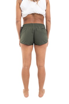 BoardShort Feminino Elastano Militar - SURFCIENTE