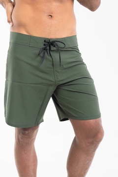 BoardShort Masculino Elastano Militar na internet