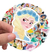 Juego de calcomanías 50 stickers princesas Disney