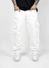 PANTALON CARGO - WHITE