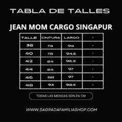 JEAN MOM CARGO - SINGAPUR en internet