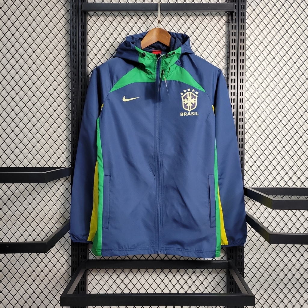 Jaqueta corta vento fashion nike azul