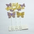 Topper de Feliz Cumpleaños Mariposas - comprar online