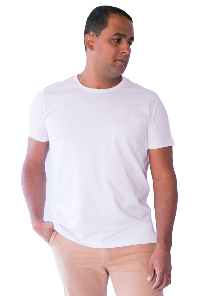T-shirt Algodão Egípcio Branca