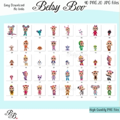 Cry Babies clipart & Digital Papers , PNG images, scrapbook - buy online