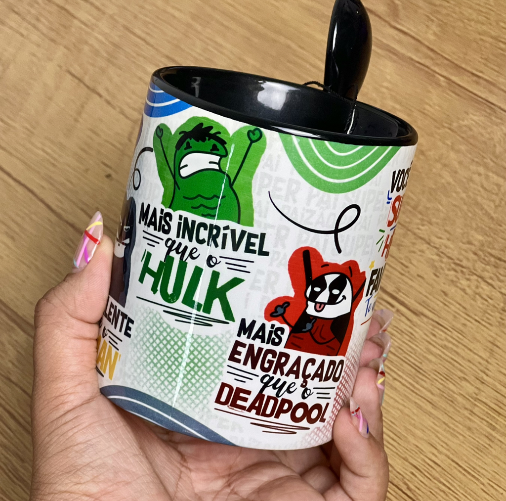 Caneca Personalizada Meme Flork - Amor da Minha Vida - Caneca Personalizada  para Todas as Ocasiões!