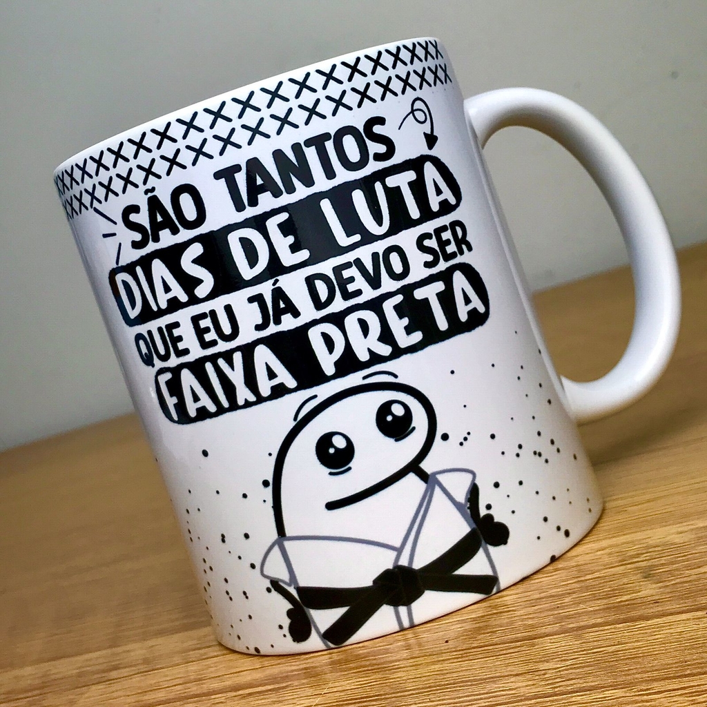 Caneca Personalizada Meme Flork - Aqui para sua Opinião