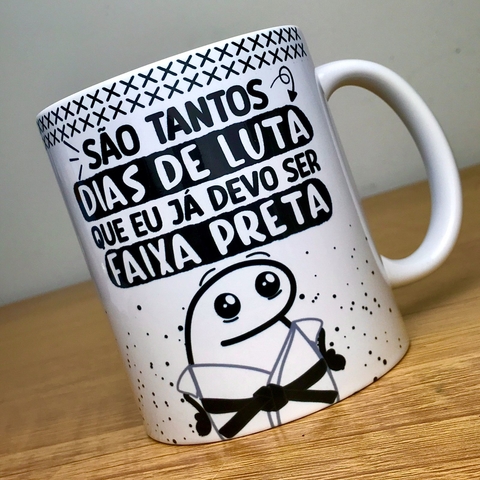 Caneca personalizada nascido para pescar, forçado a trabalhar