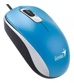 MOUSE GENIUS USB BLACK/BLUE DX-120