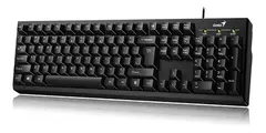 TECLADO GENIUS USB NEGRO KB-100 - comprar online