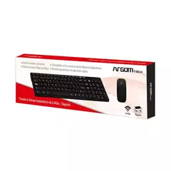 Teclado y Mouse Inalámbrico Argomtech ARG-KB-7436 2.4 GHz - comprar online