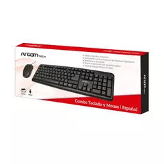 Teclado y Mouse Argomtech ARG-KB-7418 800 DPI - Innovar