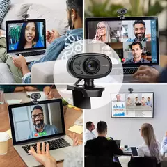 Webcam Argomtech HD 720P con Micrófono 360° - Negro en internet